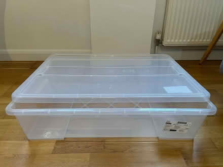 Photo of free Samla IKEA Transparent Plastic Storage Box (Bayswater W2) #1