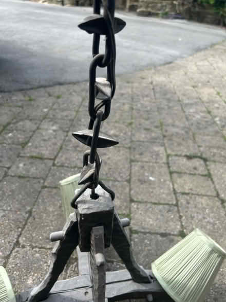 Photo of free Wood & Chain Ceiling Light (BD23 Skipton) #3