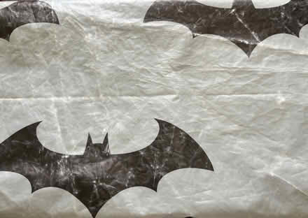 Photo of free Clean faded Batman shower curtain (Sunnyvale near Fremont H.S.) #2