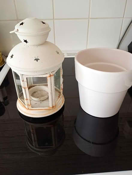 Photo of free Plant pot and tea light lamp (Temple Cowley OX4) #1