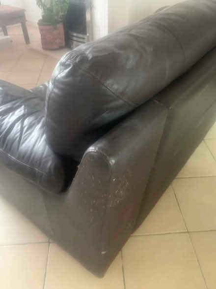 Photo of free 3 seater leather sofa (M32) #4