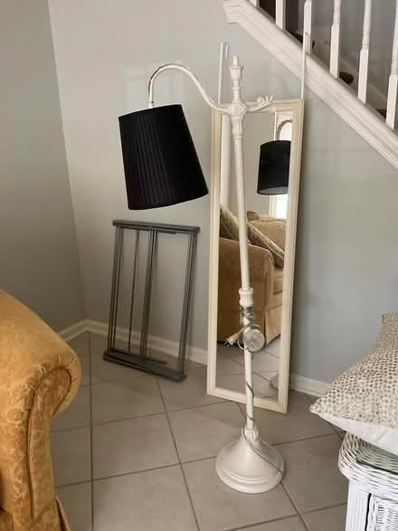 Photo of free White floor lamp (Basking Ridge) #1