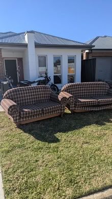 Photo of free 3 seater + a 2 seater sofa bed (Strathalbyn) #1