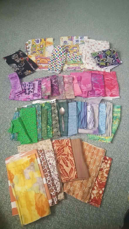 Photo of free quilting fabric (New Greens AL3) #1