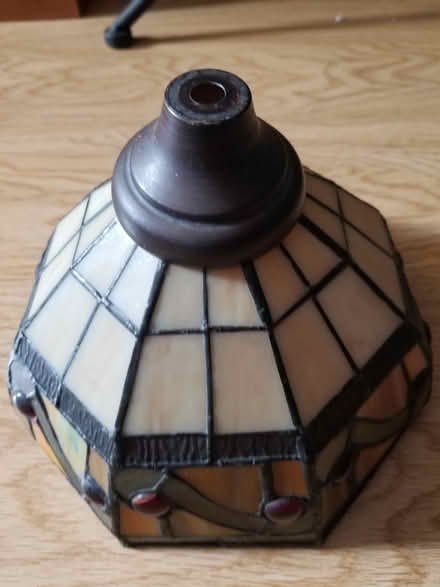 Photo of free Stained glass lamp shade (Hunt Club) #2