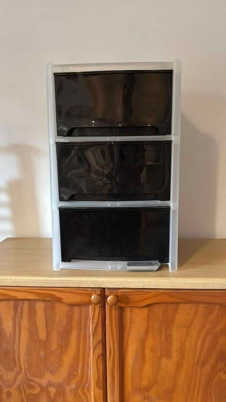 Photo of free Plastic storage drawers unit (Weybridge, Surrey) #1