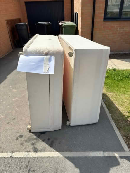 Photo of free Divan double bed base with 2 draws (Seacroft LS14) #3