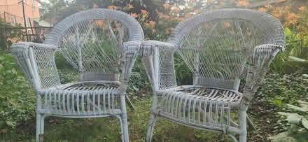 Photo of free Wicker chairs (Ten Hills Edmonson Ave) #3