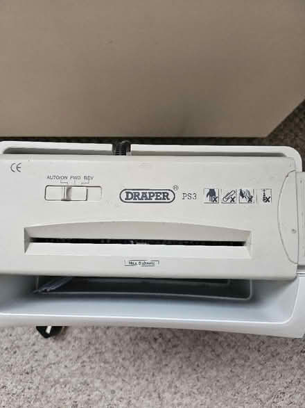 Photo of free Paper Shredder (Woodley RG5) #2