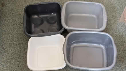 Photo of free 4 x washing up bowls (MK41) #1