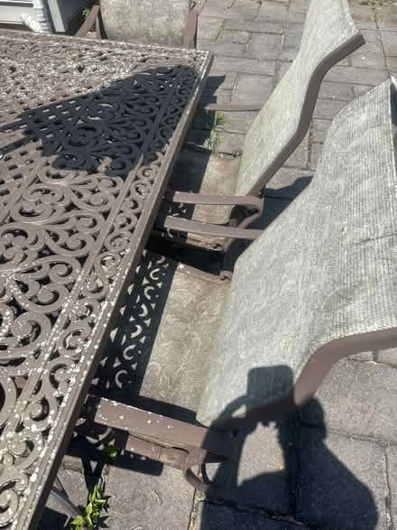 Photo of free Patio Table and Chairs (Westampton) #3