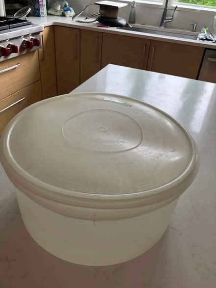 Photo of free Large retro tupperware container (Southwest Ann Arbor) #1