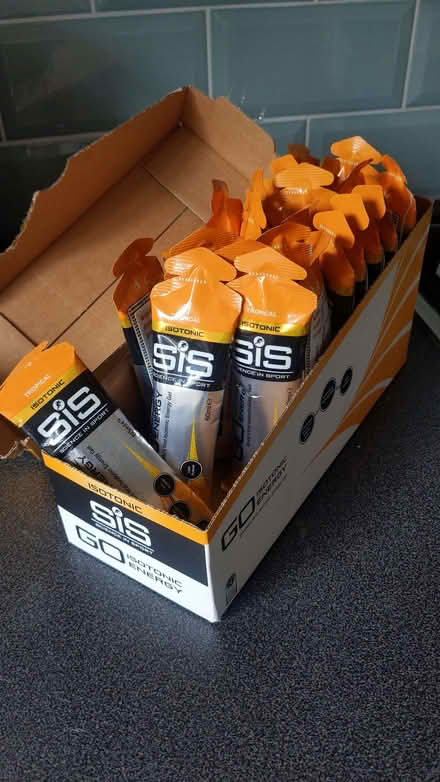 Photo of free 24 SIS gels tropical flavour expired Nov 2023 (Queen Edith's Ward CB1) #1