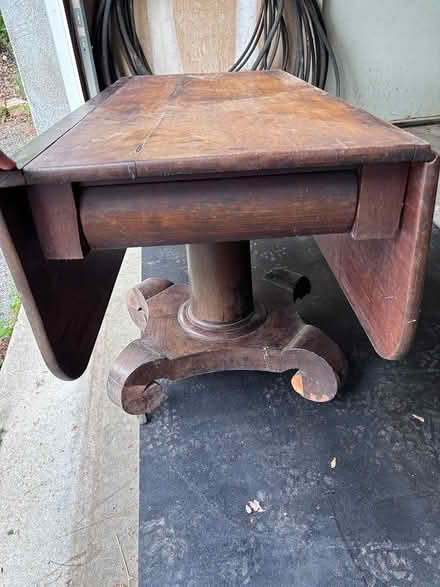 Photo of free Antique table - needs repairs (Hopewell jct, taconic & Rt 52) #1