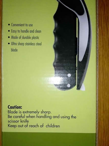 Photo of free 2 in 1 Scissor knife (Tonbridge) #3
