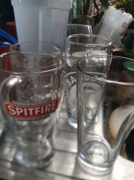 Photo of free 6 beer mugs pint glass (Kingsley Park) #1