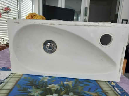 Photo of free Vanity Unit Teardrop porcelain sink (Worksop) #1