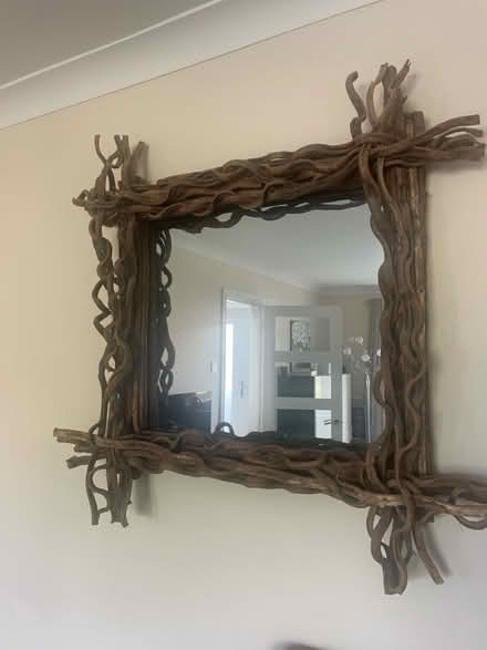 Photo of free Mirror With Wooden Frame (Crook) #1