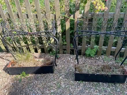 Photo of free Wrought iron planters (Parkstone BH12) #1