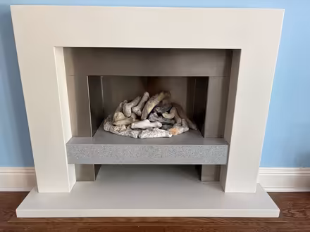 Photo of free Slab gas fire by Brilliant with driftwood and marble effect (Thornaby Village TS17) #3