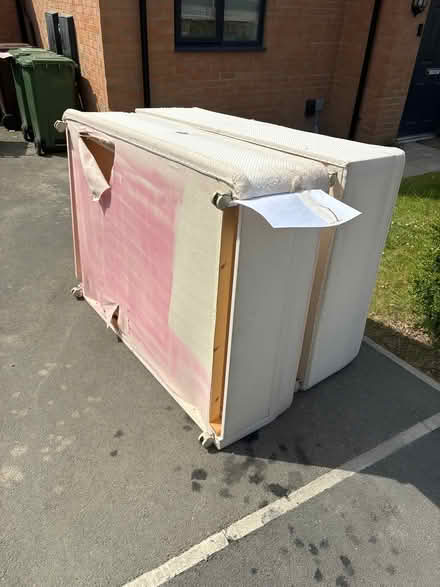 Photo of free Divan double bed base with 2 draws (Seacroft LS14) #2