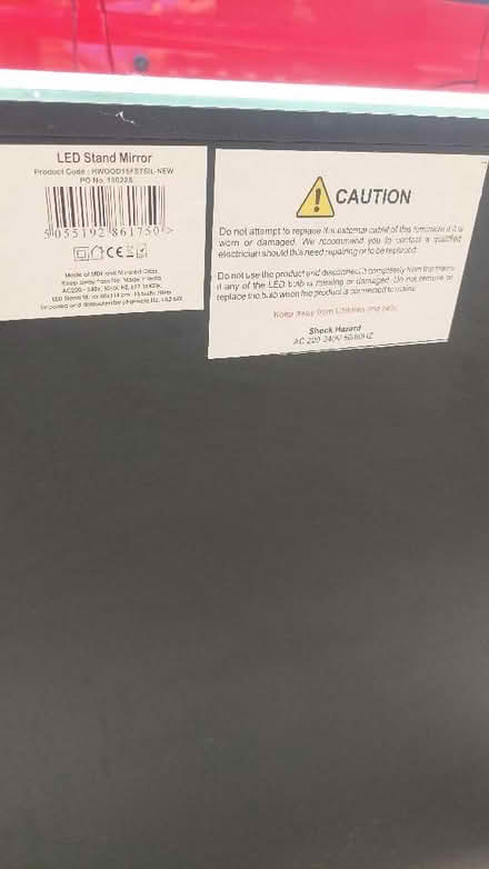 Photo of free Theatre make up mirror (Hertford Heath SG13) #1