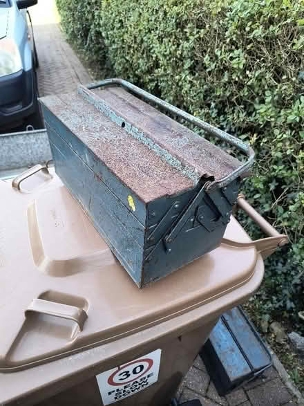 Photo of free Old metal cantilever toolbox (Allestree DE22) #1