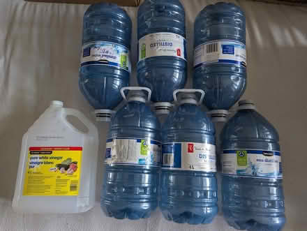 Photo of free Empty 4 Litre Water/Vinegar Bottles (Yonge and Lawrence) #1