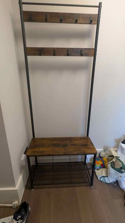 Photo of free Hall Tree Shoe Rack with Bench (Hove Station area BN3) #3