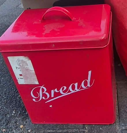 Photo of free Large red bread tin (Abbey Wood DA7) #1