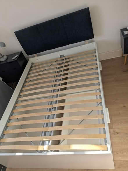 Photo of free IKEA double bed with 4 storage boxes (Palmer Park RG1) #1