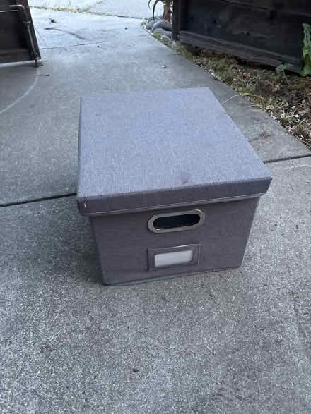 Photo of free Box for files (North Berkeley) #1
