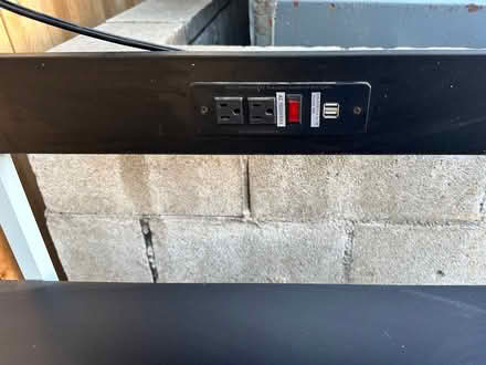 Photo of free Standing desk with power strip (Pasadena) #3