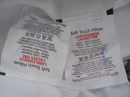 Photo of free 2 x polyester soft-touch pillows (Kempsey WR5) #2