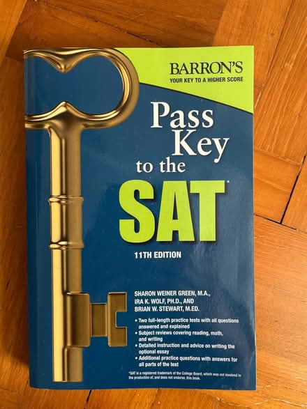 Photo of free SAT study book (Vanda Road) #1