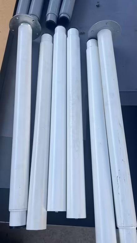Photo of free IKEA white table/desk with 4 legs (Hawthorne) #3