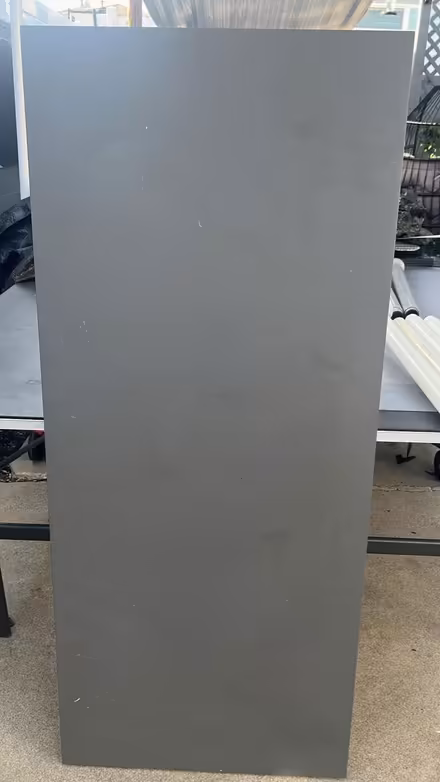 Photo of free IKEA grey table/desk with 4 legs (Hawthorne) #1
