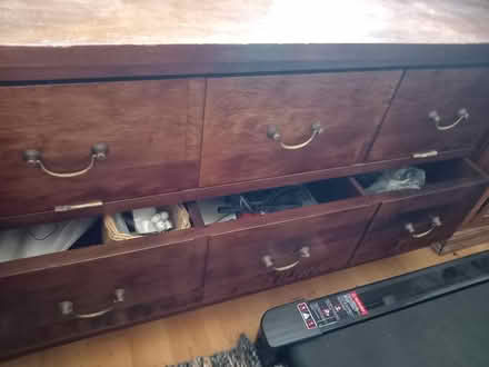 Photo of free Wooden storage cabinet (Lower Morden SM4) #3