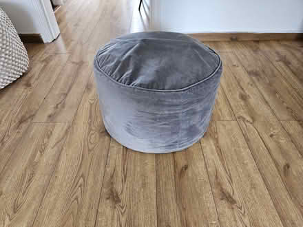 Photo of free Grey pouffe/ foot stool (Heath Hayes WS11) #1