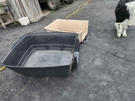 Photo of free Bottoms only, crate and dog house (virgil) #2