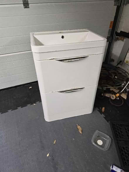 Photo of free 600mm bathroom vanity unit with sink (Allerton L18) #1