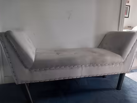 Photo of free Grey chaise, mirror, pillows, books (Greystones) #1
