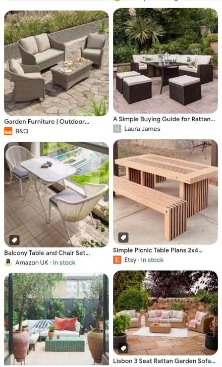 Photo of garden furniture (M21, Chorlton) #1