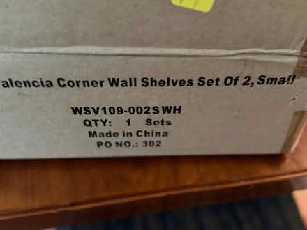 Photo of free Corner shelves (Audubon Park) #2