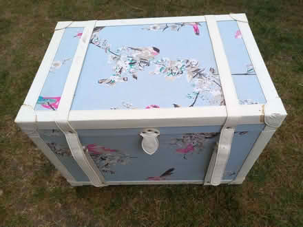 Photo of free Large trunk with birds and flowers pattern (Colchester CO1) #1