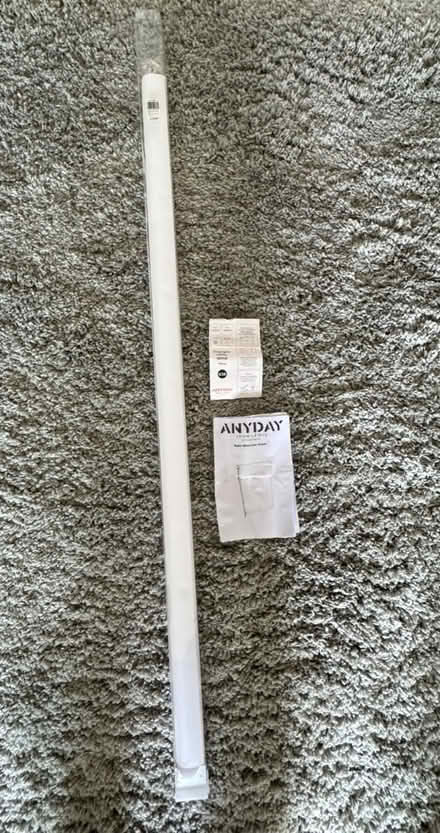 Photo of free John Lewis white roller blind (Ashley Heath - Ringwood) #2