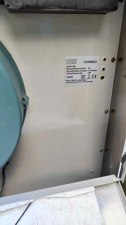 Photo of free Stainless Steel Insert Cooker Hood (White City, W12) #2