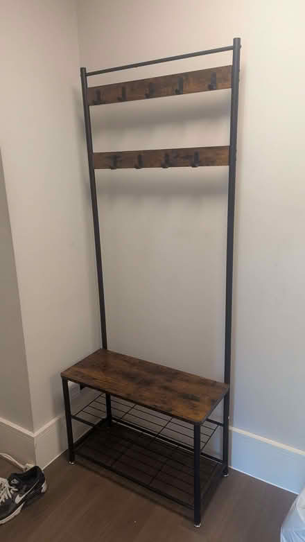 Photo of free Hall Tree Shoe Rack with Bench (Hove Station area BN3) #1