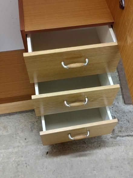 Photo of free Light wood effect wardrobe (Sidley TN40) #3
