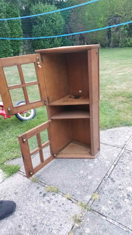 Photo of free Solid Oak corner unit (Wigmore, Gillingham) #2